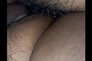 Wife's hairy pussy
