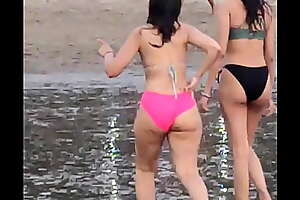 Indian beach bikini ass