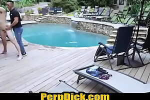 Perp barebacked poolside by a hung cop-PerpDickxxx vids 
