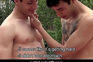 Two Amateur Spanish Latino Bad Boys Fuck While On Vacation