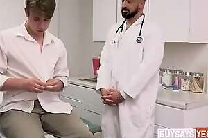 GuySaysYesxxx vids   - When Adam displays erectile signs that concern Dr  Napoli, he and his student Cole have to run physical tests on Adam 