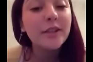 Horny Teen Squeezing Her Nipples On Periscope