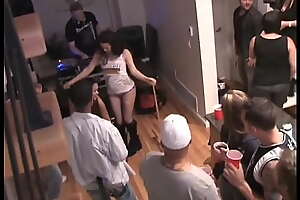 College party turns into interracial fuck fest
