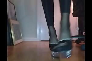 Walking in heels