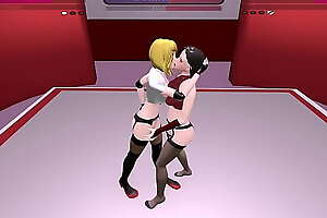 Belle VS Asami  (Kinky Fight Club)