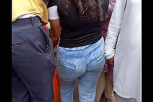 Indian girl tight ass in jeans   ass crack   fucking ass