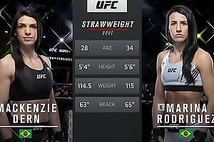 UFC Vegas 39: Mackenzie Dern vs  Marina Rodriguez