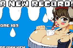 Milk Bouncer [Cute Hentai game] Giant boobs milk breast expanssion