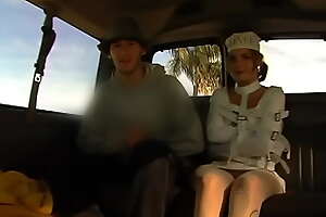 BAITBUS - Steven Ponce And Sunshine Cruising The Streets For Some Straight Guys To Trick On Halloween #TBT