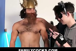 Step Uncle Teaches Nephews To Fuck And Lick Butts - FAMILYCOCKS XXX video 