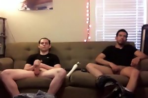 These two dudes owed me, so I secretly filmed them jerking off  They have no idea