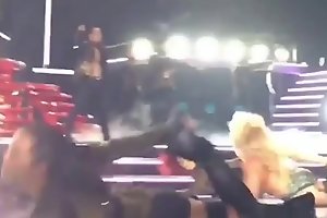 Britney Spears - Nipslip during Las Vegas Performance - (uploaded by celebeclipsexxx vids )