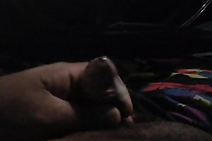 cumming in car while waiting on wife