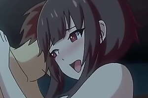Megumin and Kazuma have intense sex