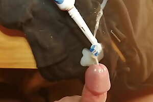 BBW Wife slip toothbrush cum