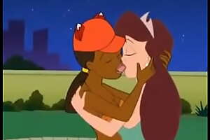 Drawn Together Foxxy and Clara Make Out (Loop)