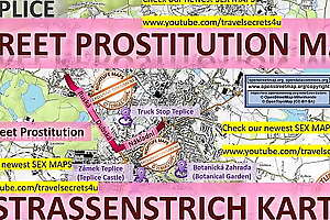 Teplice, Czech Republic, Tschechien, Street Prostitution MAP  Prostitutes, Callgirls